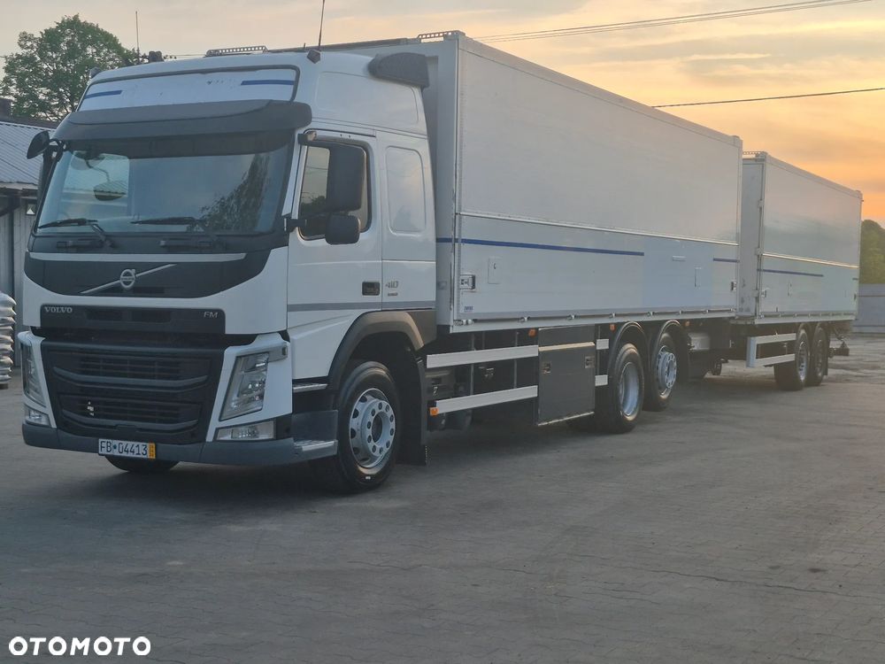 Volvo FM 410 KONTENER + WINDA / PRZYCZEPA TANDEM KRONE + WINDA ZESTAW PRZEJEZDNY - 6