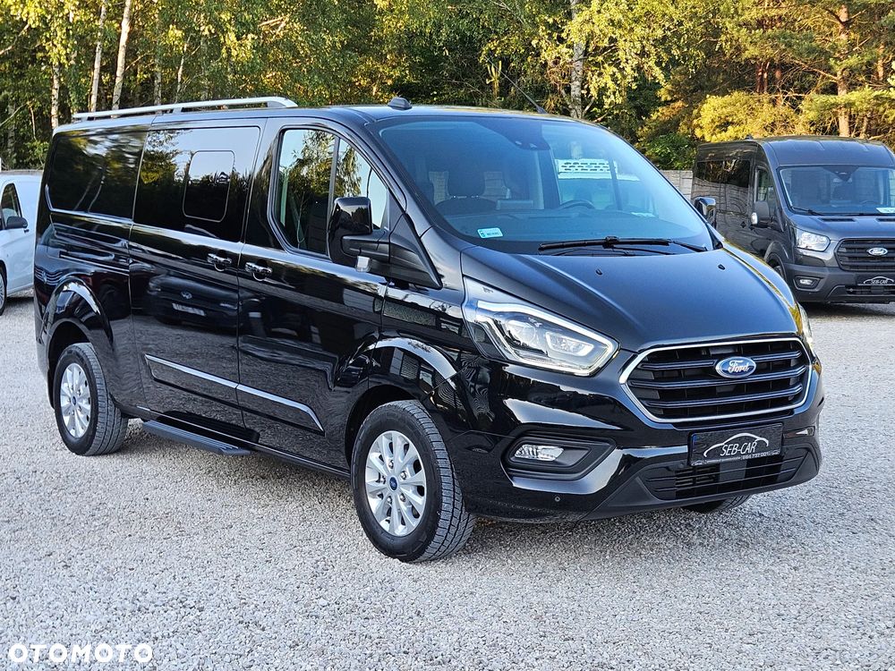 Ford TRANSIT CUSTOM L2H1 Long Brygadowy 5-os WINDA Max WERSJA XENONY SalonPL FV23% - 39