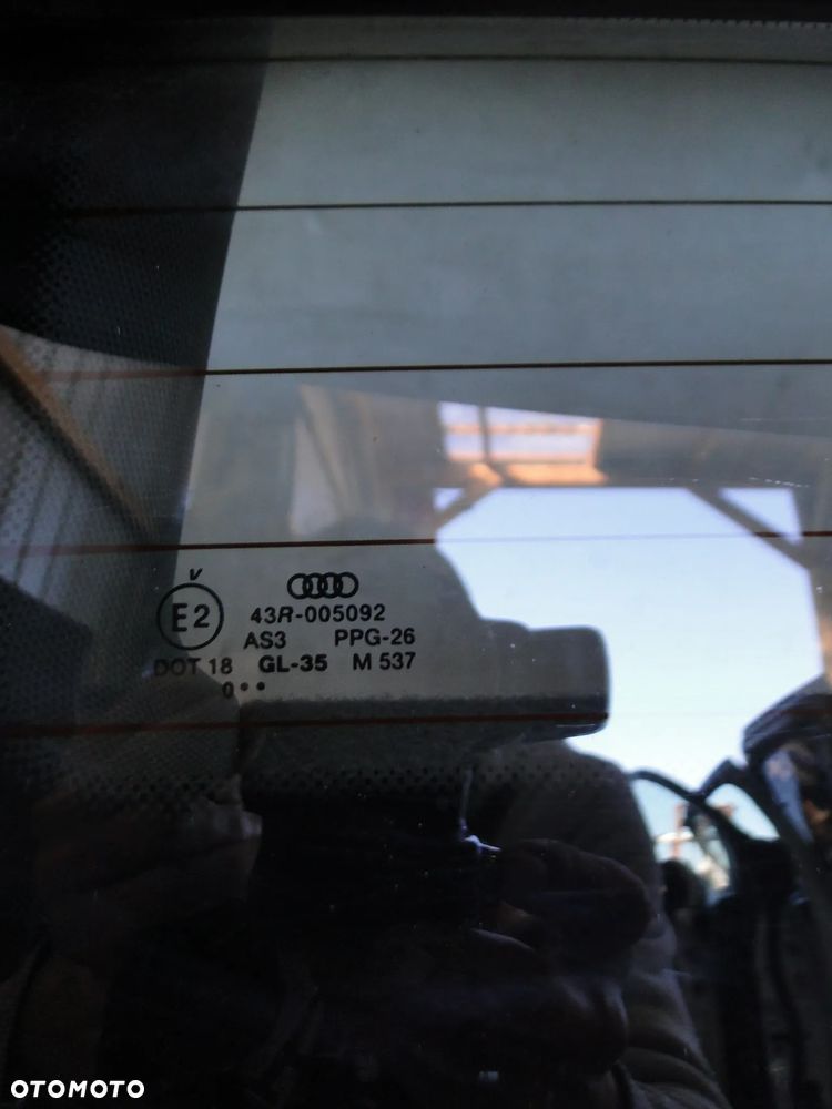 AUDI A2 KLAPA BAGAŻNIKA TYŁ TYLNA KOMPLETNA CZARNA EUROPA - 10