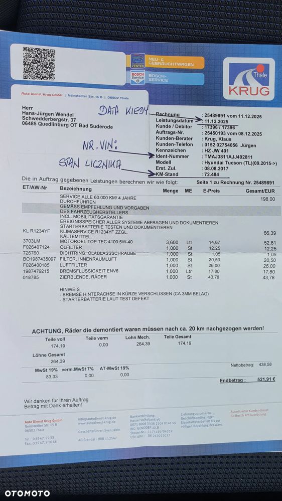 Hyundai Tucson blue 1.6 GDi 2WD Navi - 37
