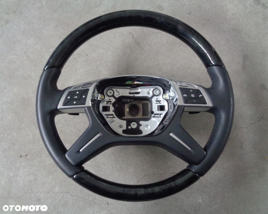 MERCEDES ML GL W166 KIEROWNICA SKORA DREWNO