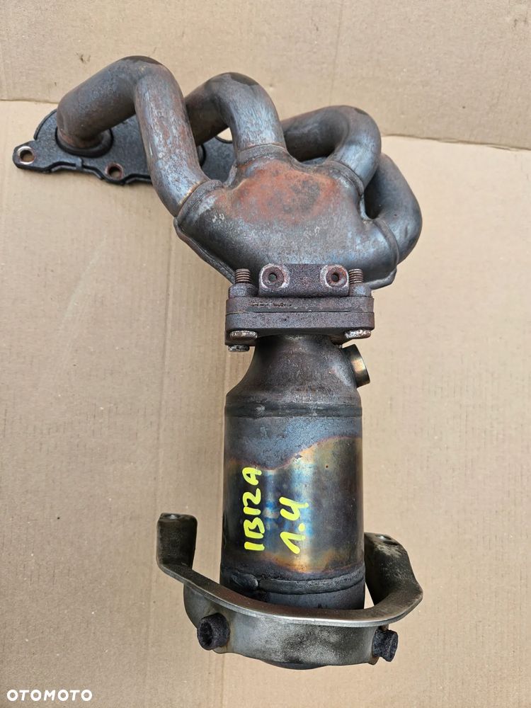 VW Polo Seat Ibiza Fabia Audi A2 1.4 16V kolektor wydechowy katalizator 1K0131690G - 2