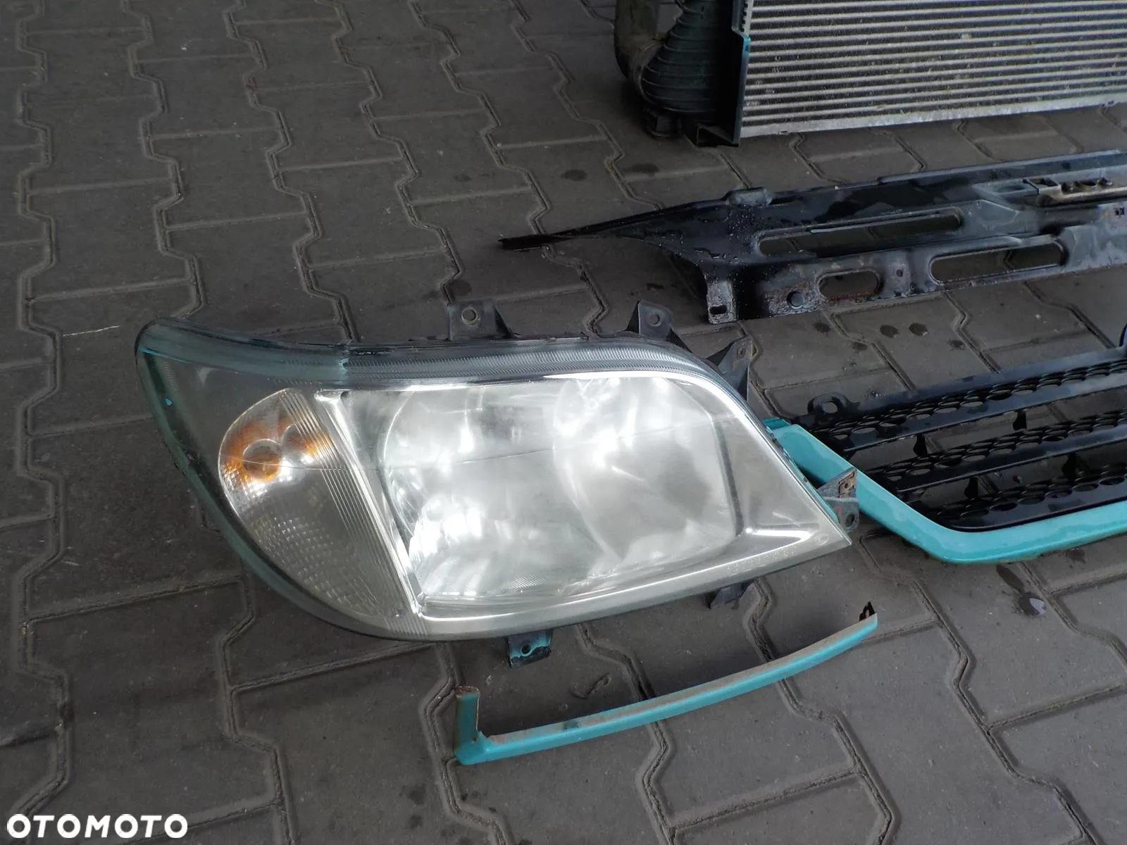 SPRINTER CDI 00- PAS PRZEDNI PRZÓD KOMPLETNY WZMOCNIENIE CHŁODNICE ZDERZAK MASKA - 2