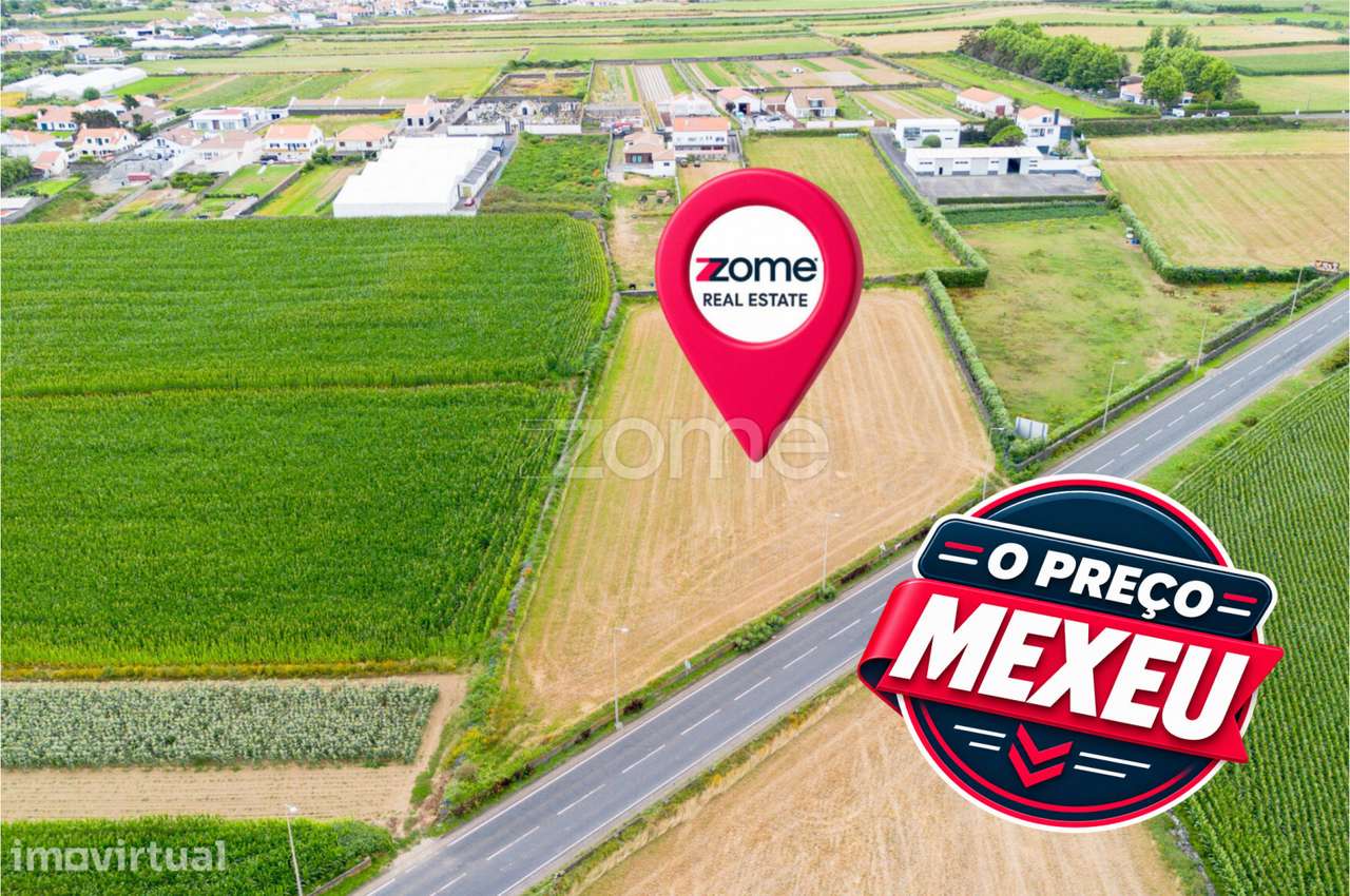 Terreno Agrícola Plano com 6.480 m² – Ribeira Seca, Ribeira Grande