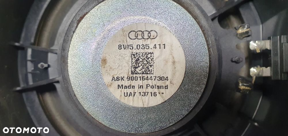 Głośnik drzwi prawy lewy tył Audi A4 B9 8W5035411 - 8