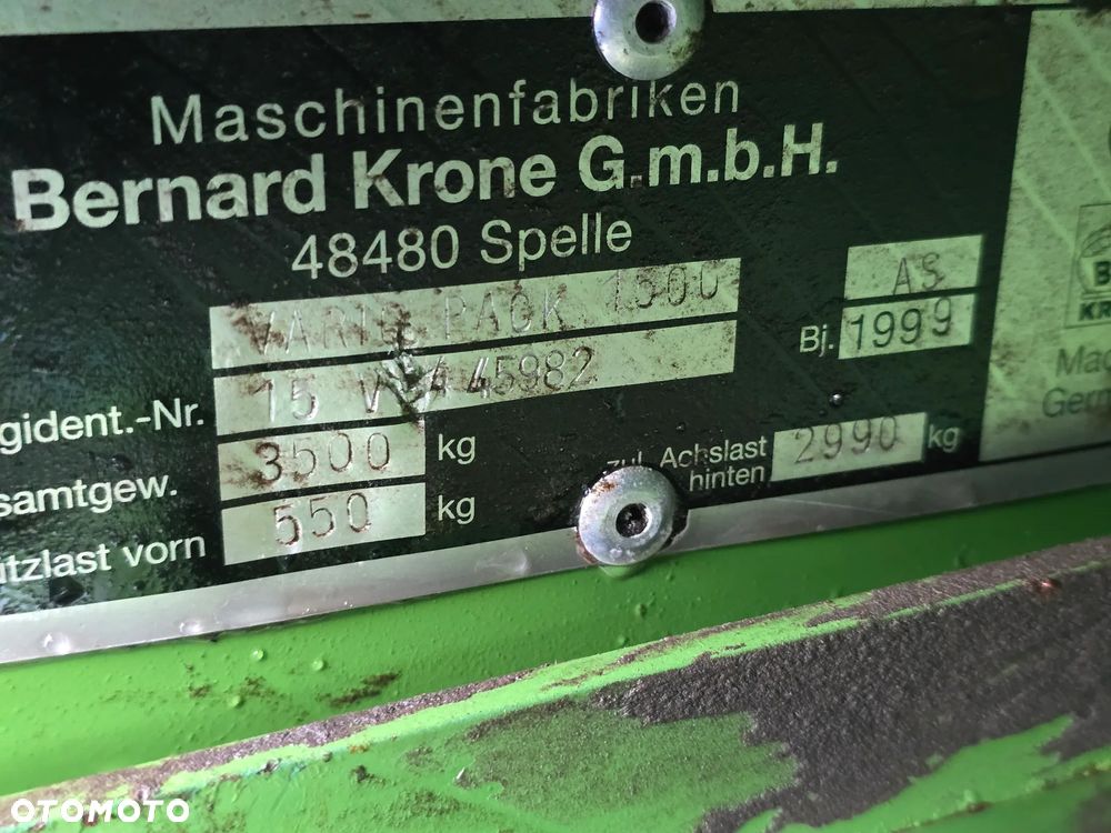Krone Vario Pack 1500 Multi Cut - 7