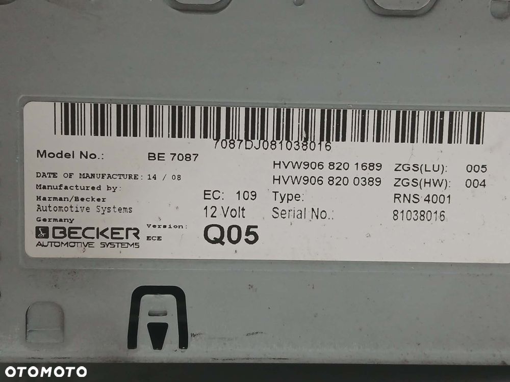 SPRINTER 906 RADIO NAVI CRAFTER 9068201689 - 6