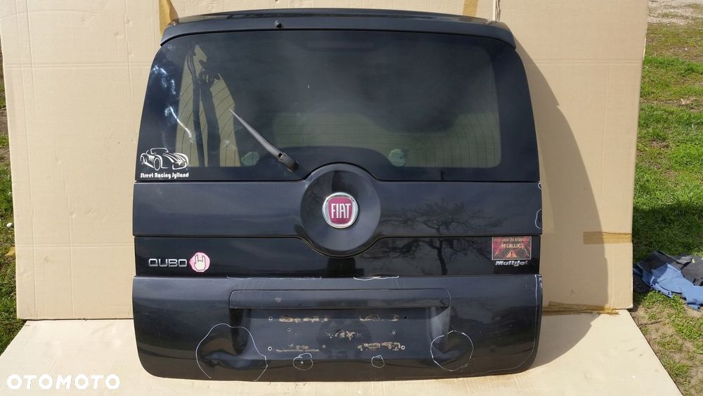 KLAPA TYŁ TYLNA FIAT QUBO CITROEN NEMO PEUGEOT BIPPER Z SZYBA - 1