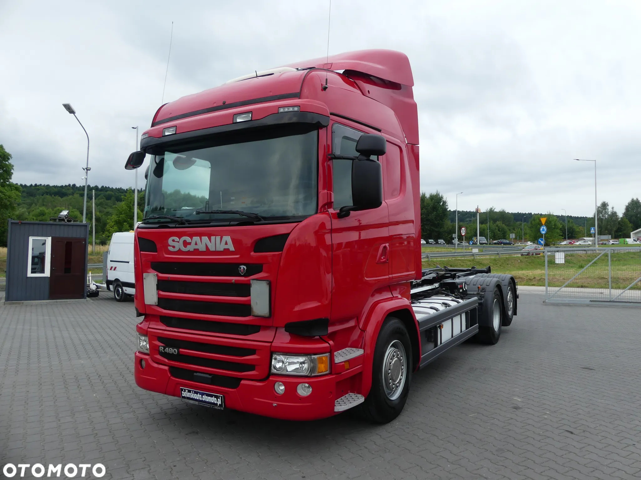 Scania R 490 / 6x2 / HAKOWIEC / HIAB MULTILIFT / RETARDER / EURO 6 / - 5