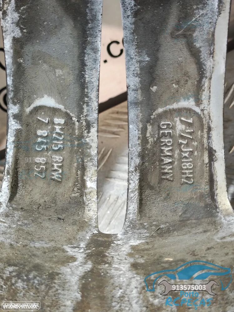 Conjunto Jantes 18" BMW Serie 1 Pack M - Style 386M - 7,5J | 8J | ET34 | ET37 | 5x120 - Originais | Jante | 36117845852 | 7845852 | 36117845853 | 7845853 | 245 35 18 | 225 40 18 | 5 x 120 | 18 Polegadas | Style 386 | F20 | F21 | F22 | F23 - 7