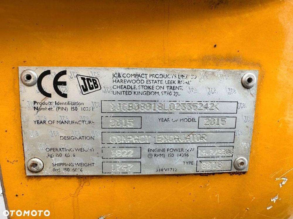 JCB 8018 - 9