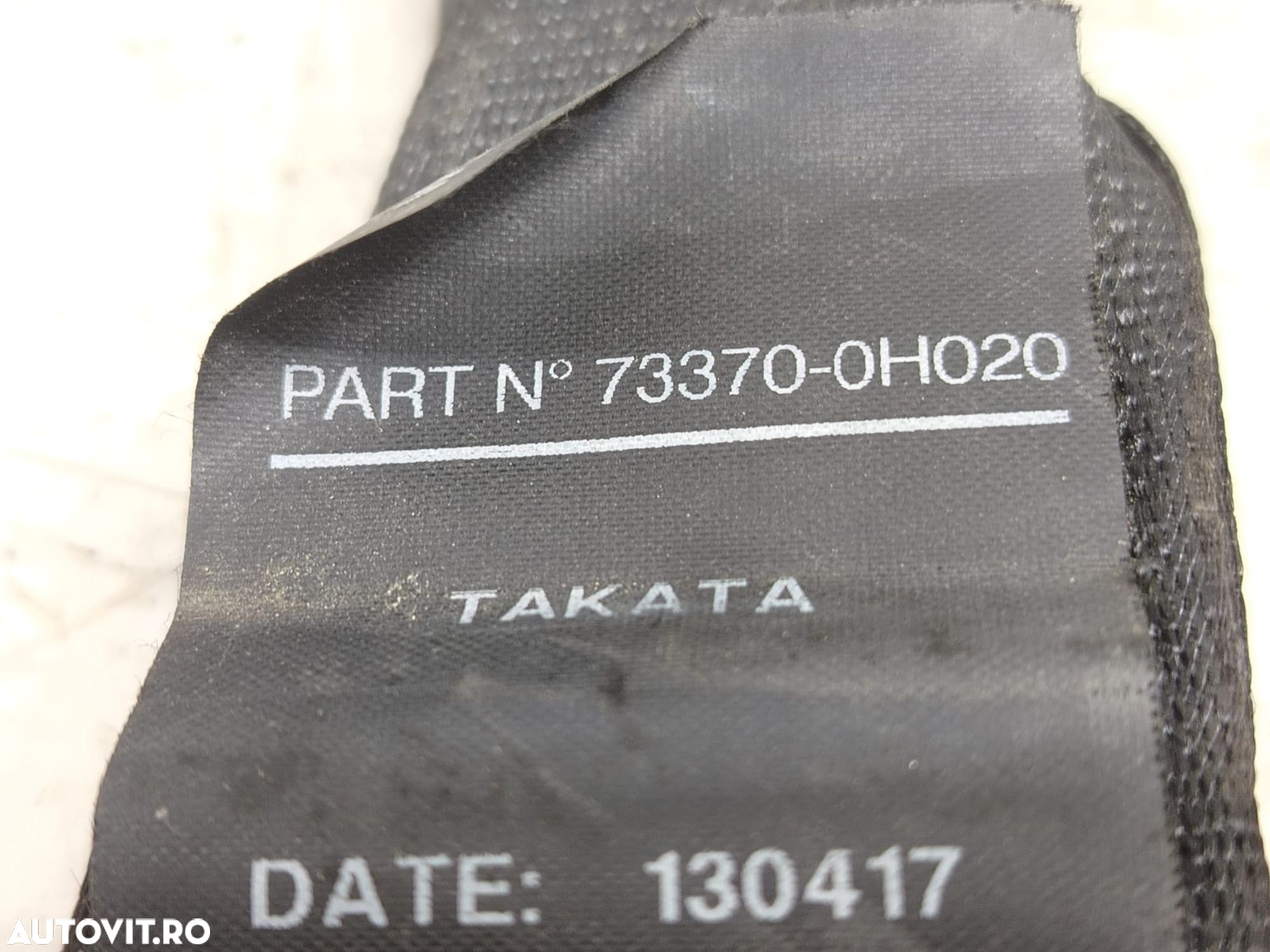 Centura stanga spate 733700h020 Toyota Aygo 2 [2014 - 2020] 1.0 benzi - 3