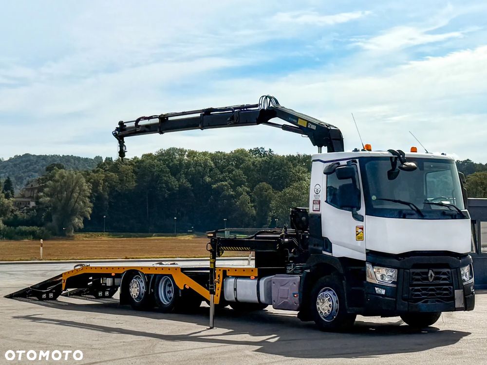Renault T 380 * LAWETA 8,00 m * HIAB XS 111 B-2 HIDUO + PILOT * STAN BDB - 3