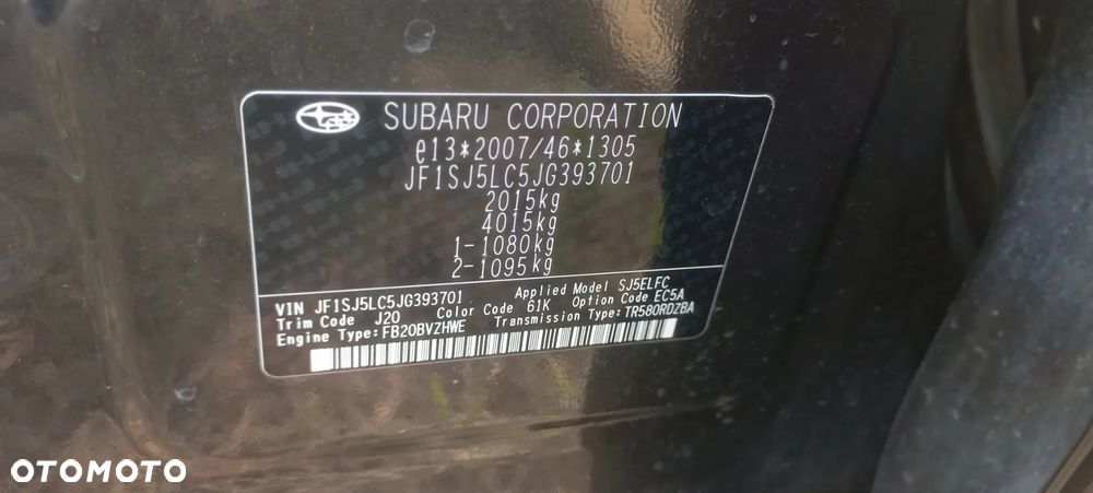 Subaru Forester 2.0 i Platinum (EyeSight) Lineartronic - 9