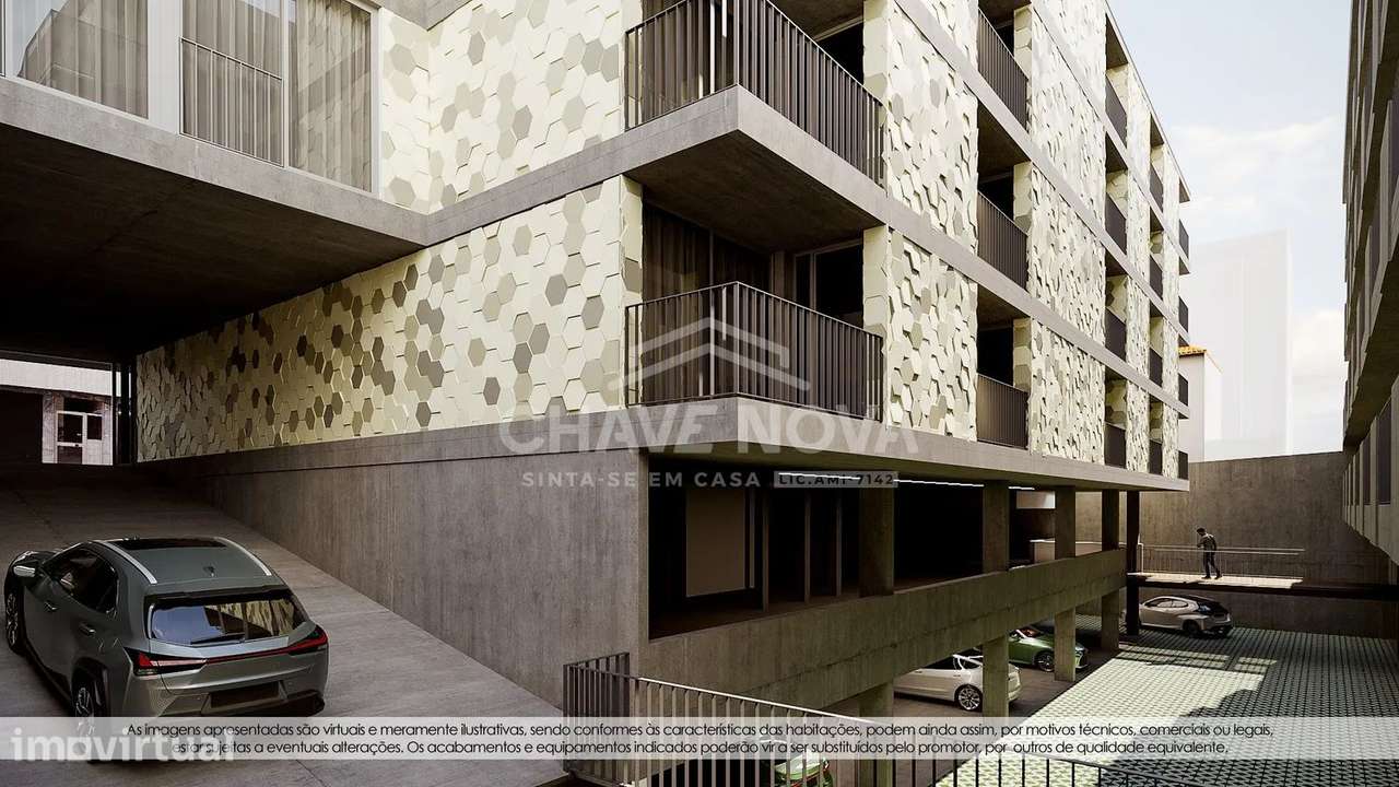 Apart. T1 Novo a 180m do Metro João de Deus | Empreendimento Hub 172 - Grande imagem: 2/5