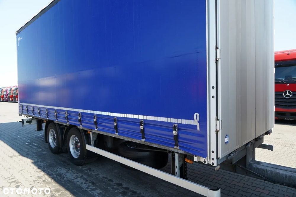 Scania S 450 / ZESTAW TANDEM / FIRANKA / 120 M3 / PRZEJAZDOWY / DACH PODNOSZONY / OŚ PODNOSZONA / - 12
