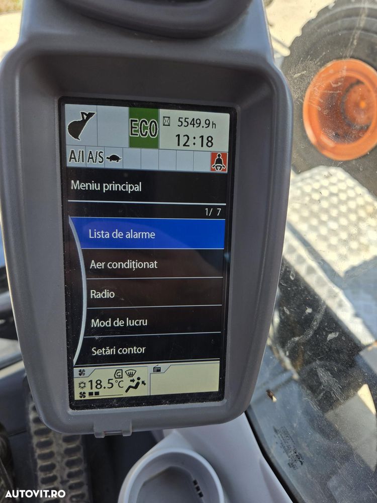 Hitachi ZX140W-6, 2019, 5.549h, 17.1t, cupa NOUA 1,3m latime, LAMA+CALE, consum mediu 8,3l/h, revizii efectuate, Ad sapare 6m, ridica 7t, avertizare antirasturnare, inst picon si inst rotire pe brate, STARE FOARTE BUNA, posibil leasing,PROMOTIE 89.900Eur+Tva - 32