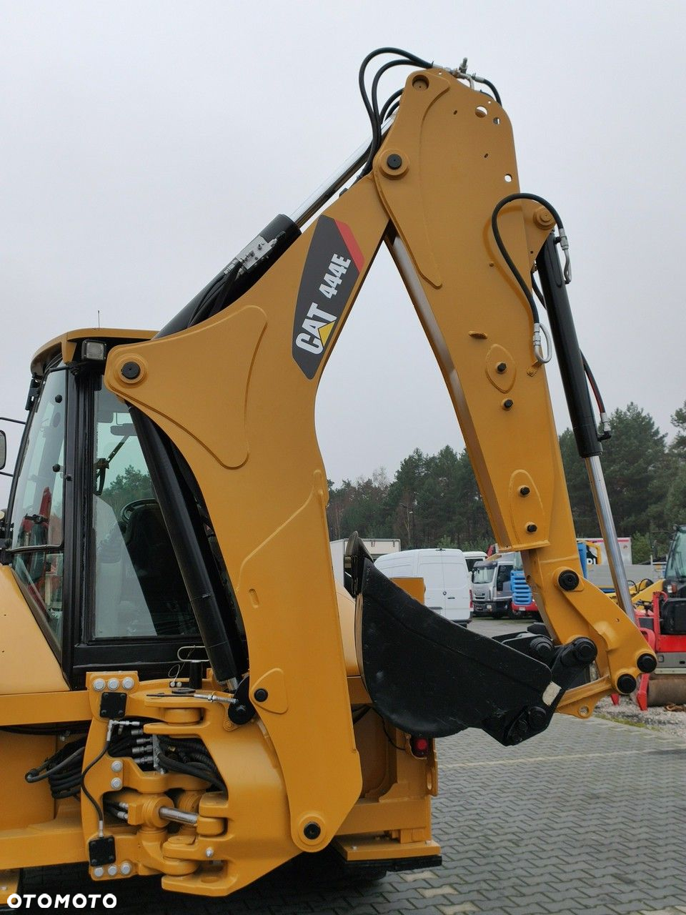 Caterpillar 444E Premier Sterowanie na Joystickach FULL OPCJA - 23