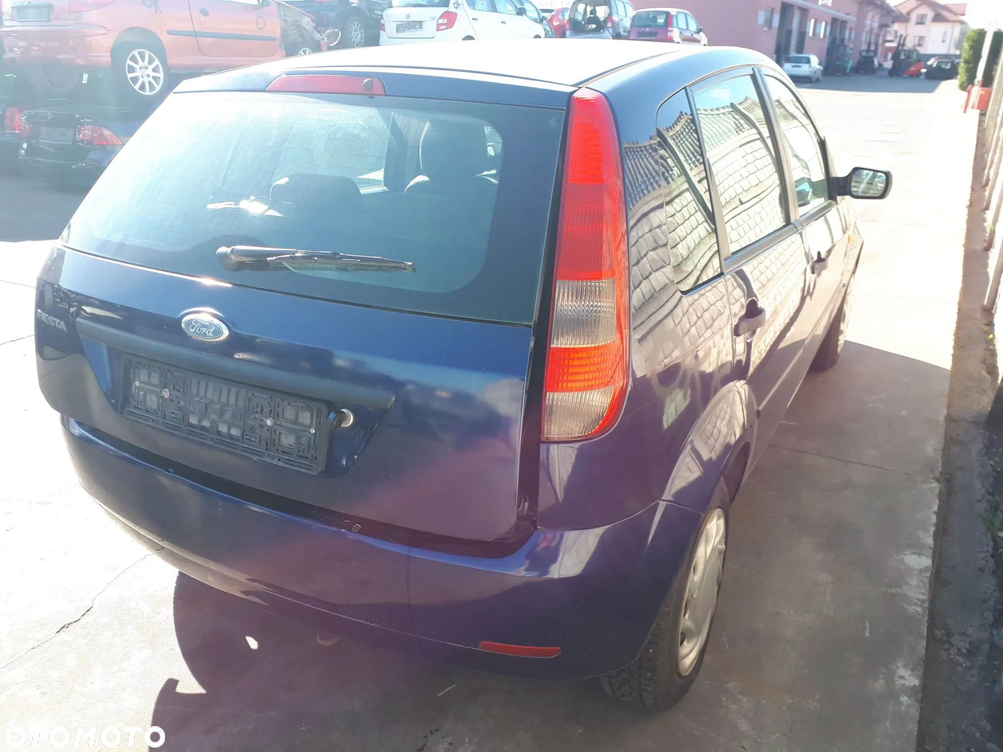 FORD FIESTA MK5 MK6 02-05 1.4 16V ZDERZAK TYŁ TYLNY W3 - 10