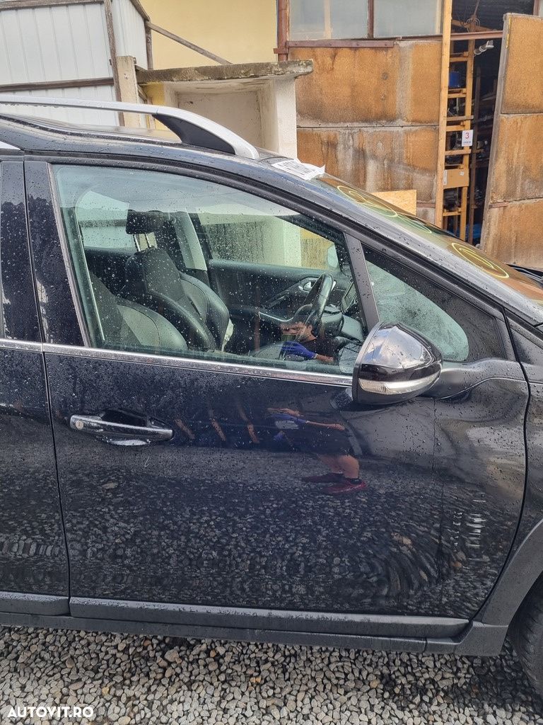 Usa Dreapta Fata Peugeot 2008 Facelift 2016 - 2019 SUV 4 Usi Perla Nera Schwarz KTV (1299) - 1