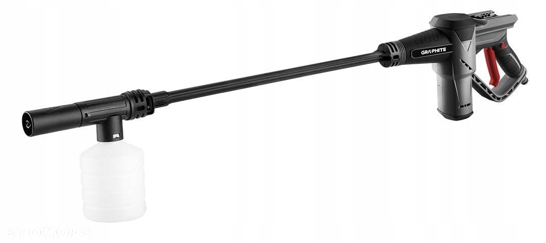 GRAPHITE MYJKA CIŚNIENIOWA AKUMULATOROWA 18V 24 bar DYSZA LANCA PIANOWNICA - 8