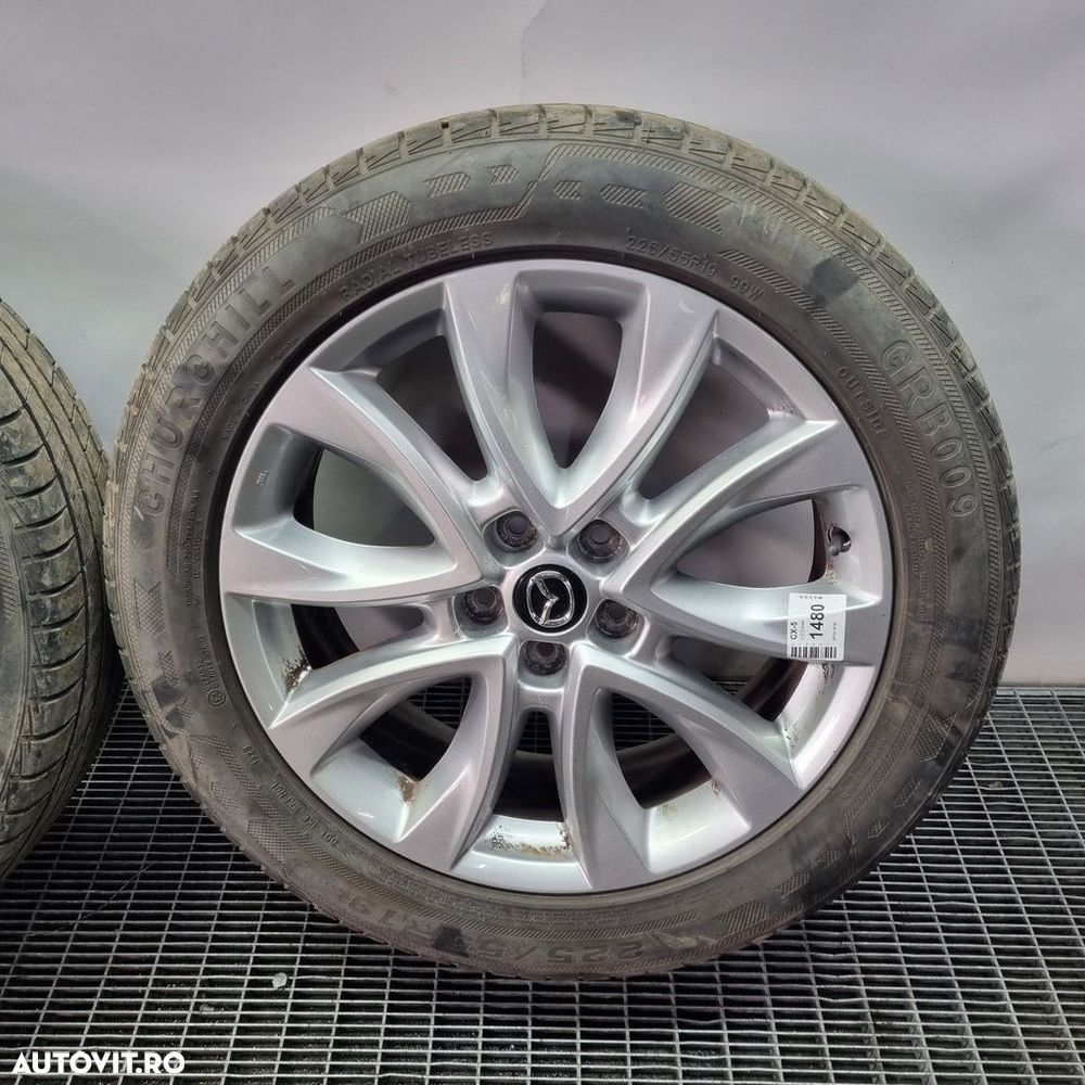 Jante aliaj Mazda CX - 5 2012 - 2015 (1480) R19 225 55 R19 DOT2023 VARĂ ET50 5X114.3 - 5