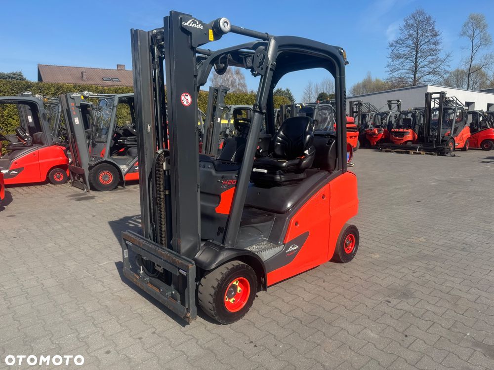 Linde H20 EVO triplex  Tylko 7615 mth półkabina h16 h18 wolny skok  toyot - 2