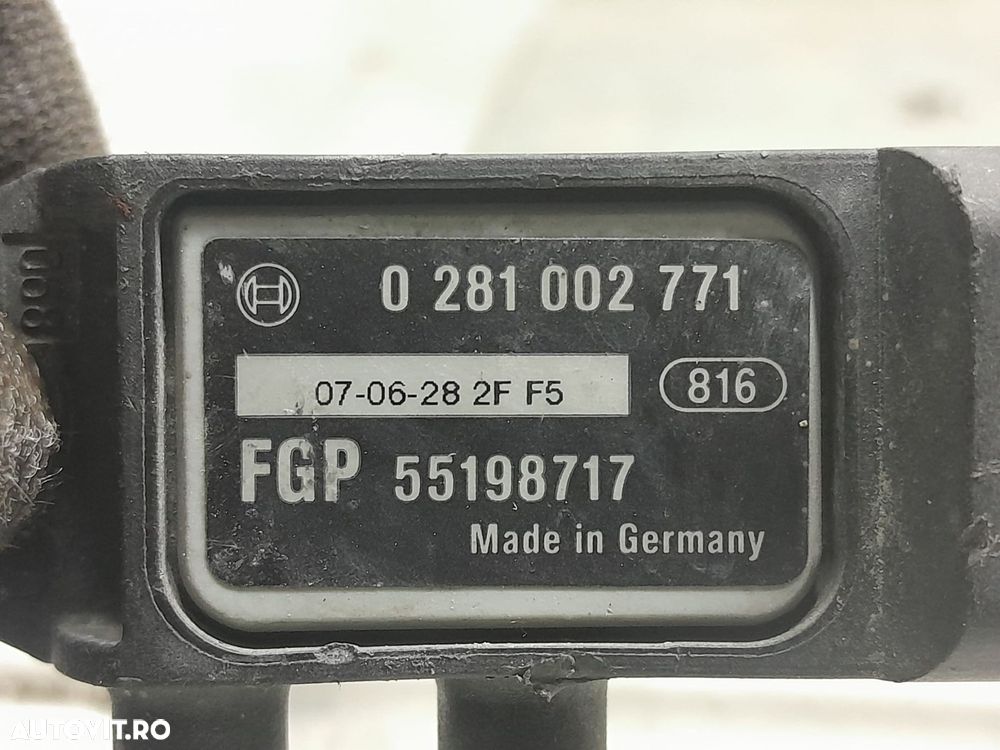 Senzor presiune filtru de particule dpf 1.9 cdti z19dt 0281002771 Ope - 4