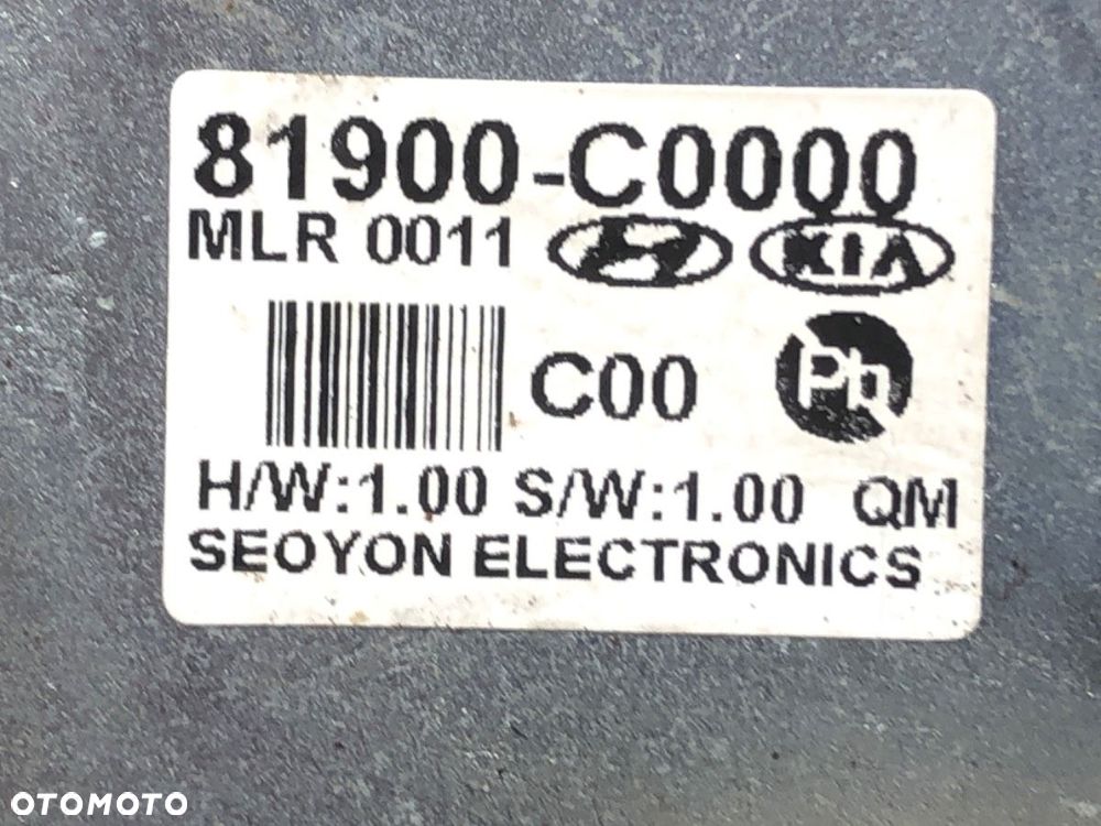 BLOKADA KIEROWNICY  KIA STINGER (CK) 2017 - 2022 3.3 T-GDi 4WD 272 kW [370 KM] benzyna 2017 - 2022 - 5