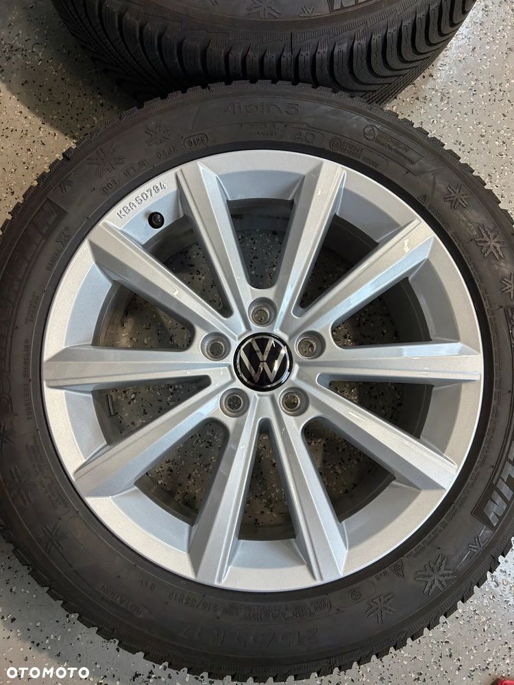 Oryginalne KOŁA FELGI 17 VW T-ROC Arteon Passat B8 Michelin 215/55R17 2025r 8mm jak NOWE - 7
