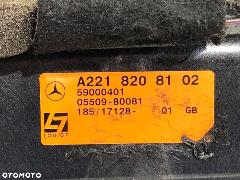 GŁOŚNIKI KOMPLET MERCEDES-BENZ KLASA S (W221) 2005 - 2013 S 400 Hybrid (221.095, 221.195) 205 kW - 5