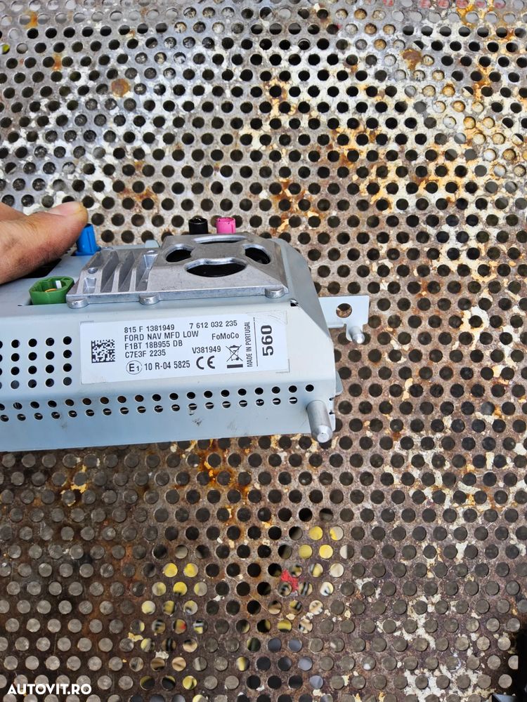 Display navigație Ford Transit Custom cod f1bt18b955db Fiesta focus radio display - 4