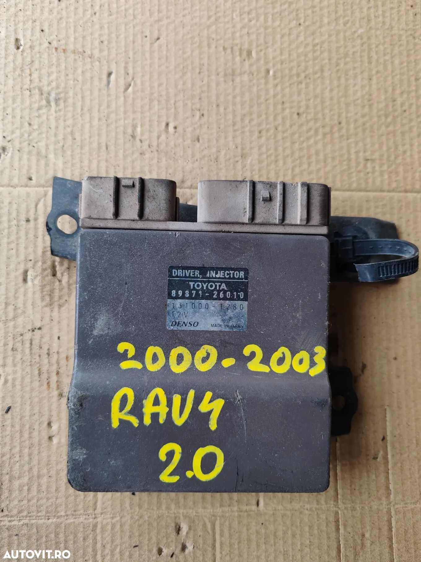 CALCULATOR INJECTIE / INJECTOARE ECU TOYOTA Rav 4 2.0 DIESEL 2000-2003 COD 1310001280 - 1