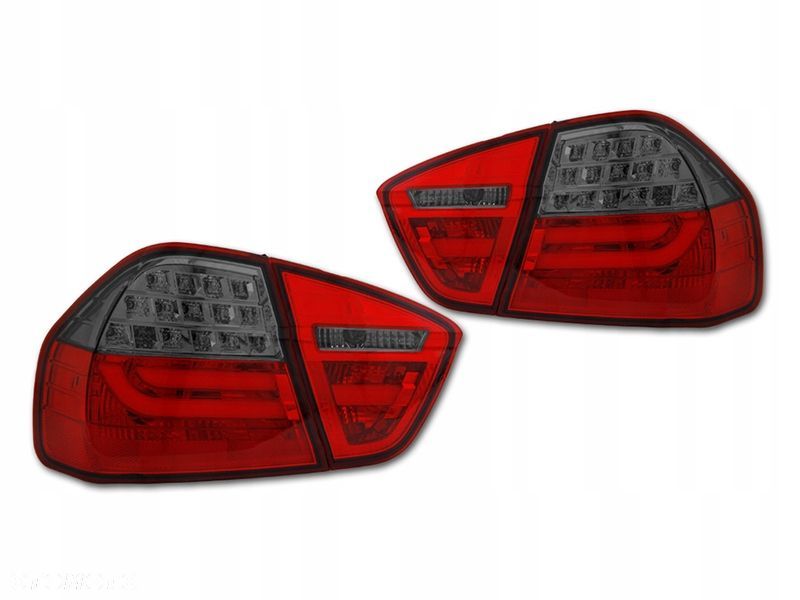 Lampy tyl ne kpl diody Led Tuning Red Smoke Bmw 3 e90 sedan 2004-2008 przed - 2