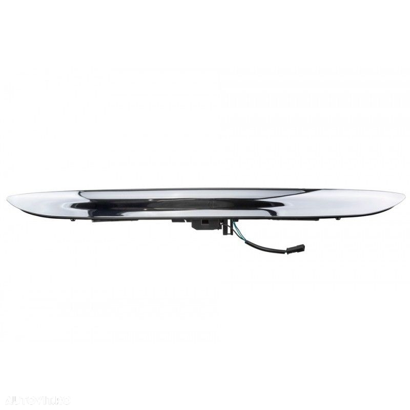Comutator deschidere portbagaj Mini R50, R52, R53 2001-, Crom, Cu lampa numar, 51137074020 - 3