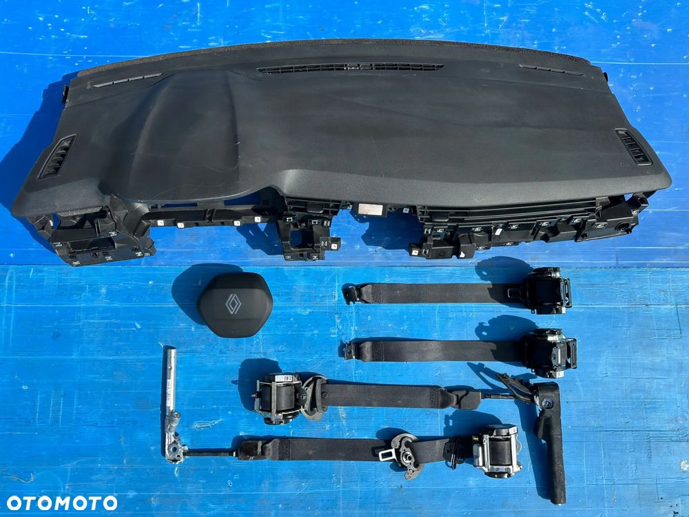 RENAULT CLIO V LIFT KOMPLET DESKA ROZDZIELCZA PASY AIRBAG ORYGINAŁ - 1