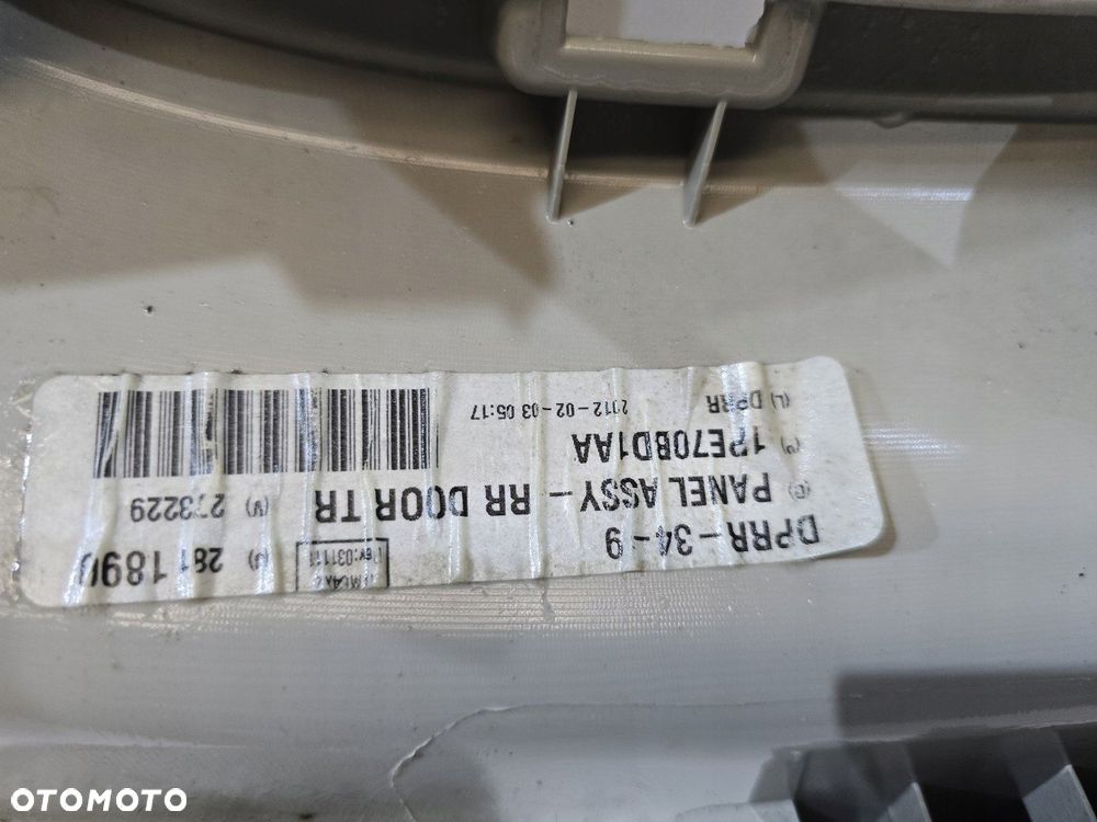 tapicerka boczek roleta drzwi tył prawy lancia voyager town country 12r - 6