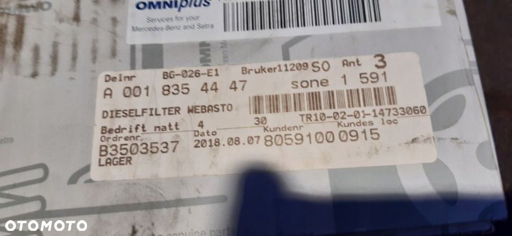 Mercedes Filtr A0018354447 - 2