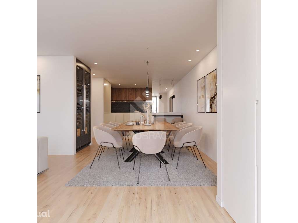 Venda Moradia Banda T3 Nova em Lamas, Braga - Condomínio Fechado - Grande imagem: 5/24