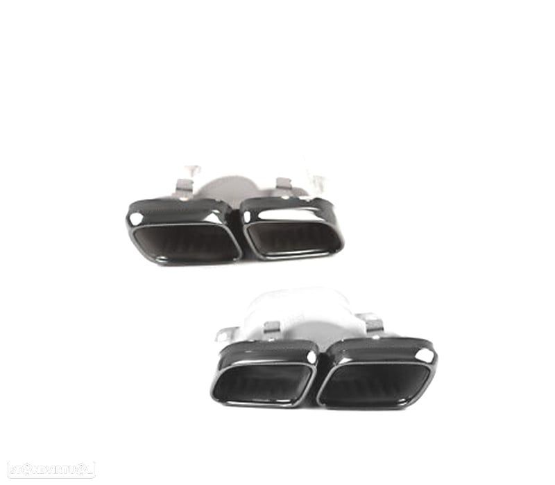 PONTEIRAS DE ESCAPE MERCEDES CLASSE C W206 22-23 LOOK AMG - 2