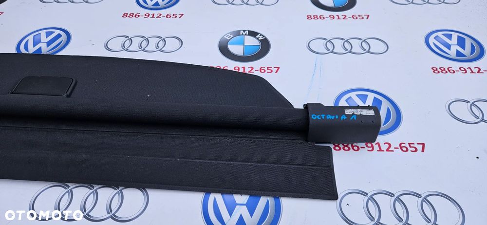 SKODA OCTAVIA I KOMBI LIFT Roleta bagażnika CZARNA ŁADNA 1U9867871A - 14