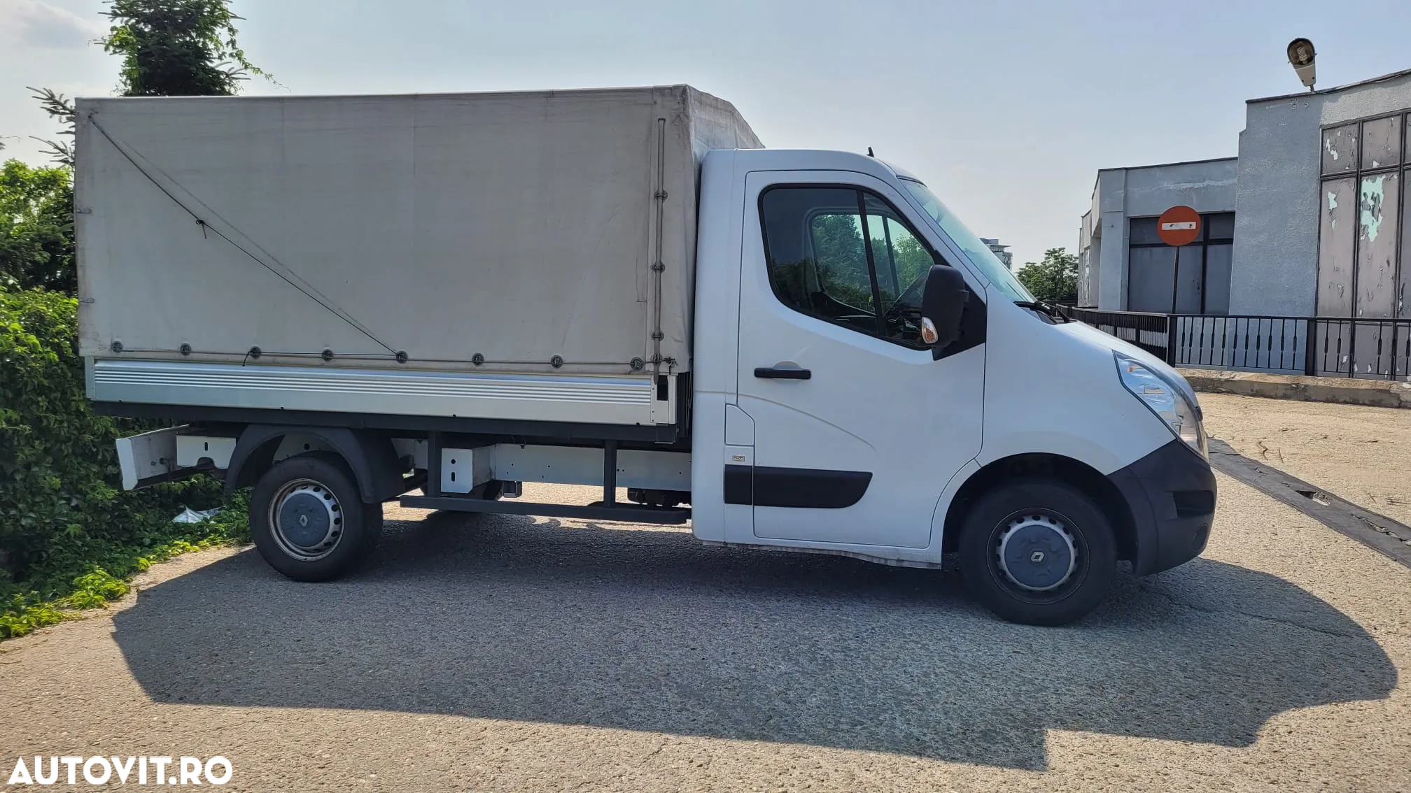 Renault Master 2.3dci,2016, 50.700km,platforma cu prelata! - 4