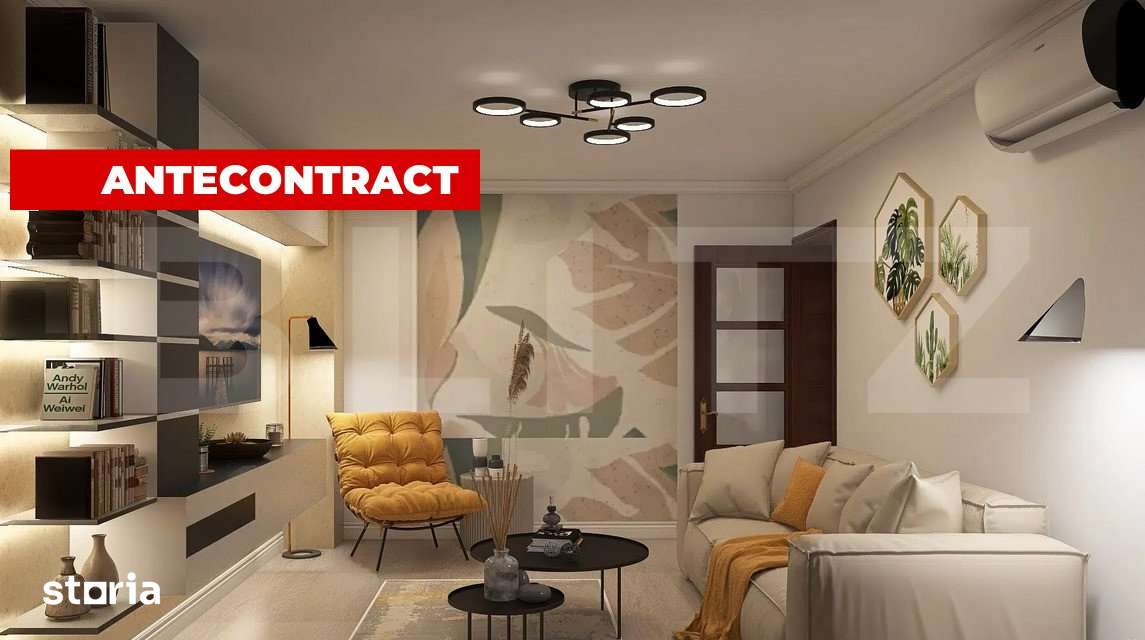 Apartament 2 camere, spatios 53 mp + balcon 4 mp, zona Tractorul — fotografia 1