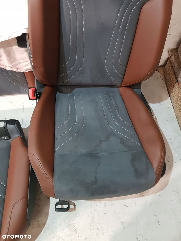 fotele kanapa komplet vw id 4 alcantara skóra eur 21r - 14