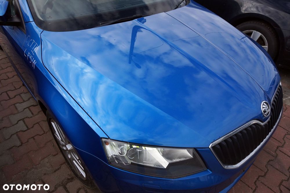 MASKA ZDERZAK BŁOTNIKI LAMPY OCTAVIA III 5E5 LF5W RADAR SPRYSKI SKODA 2012-2016 NIEBIESKI PRZÓD KOMPLETNY - 7