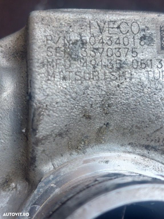 Turbina Fiat Ducato 2.3 JTD 2005 2006 2007 2008 2009 504071260 504340182 504136785 - 4