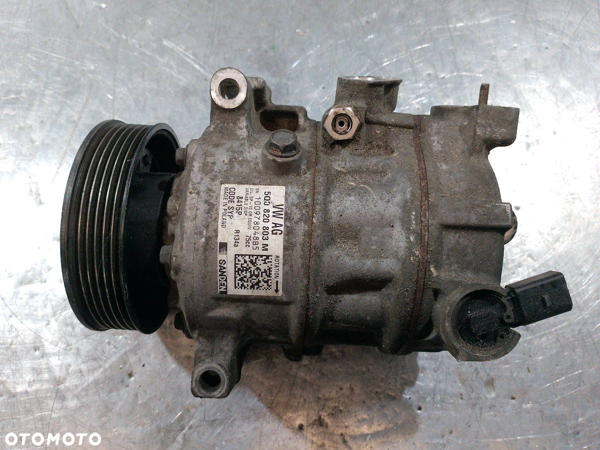 POMPA, SPRĘŻARKA KLIMATYZACJI VW CRAFTER 5Q0820803M 2.0 TDI - 6