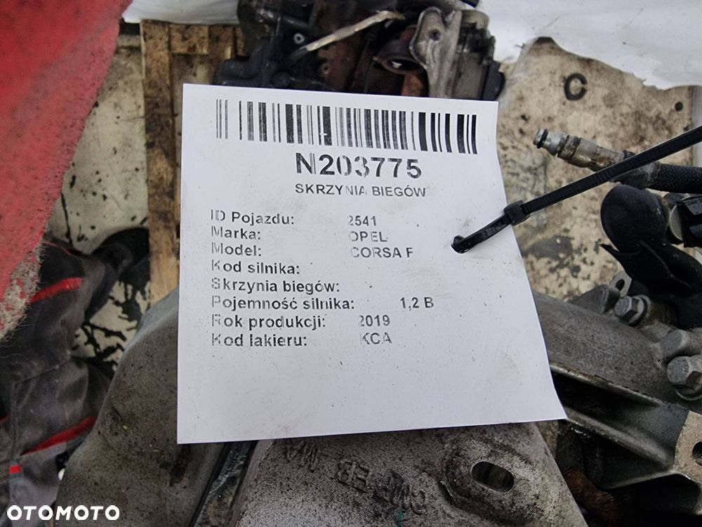 SKRZYNIA BIEGÓW OPEL CORSA F 20A707 - 6