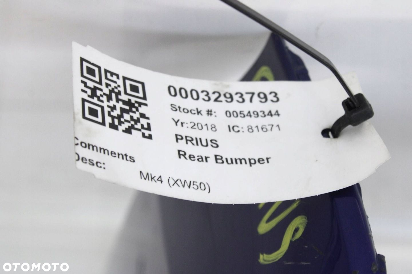 TOYOTA PRIUS IV 4 2015R- ZDERZAK TYŁ TYLNY - 11