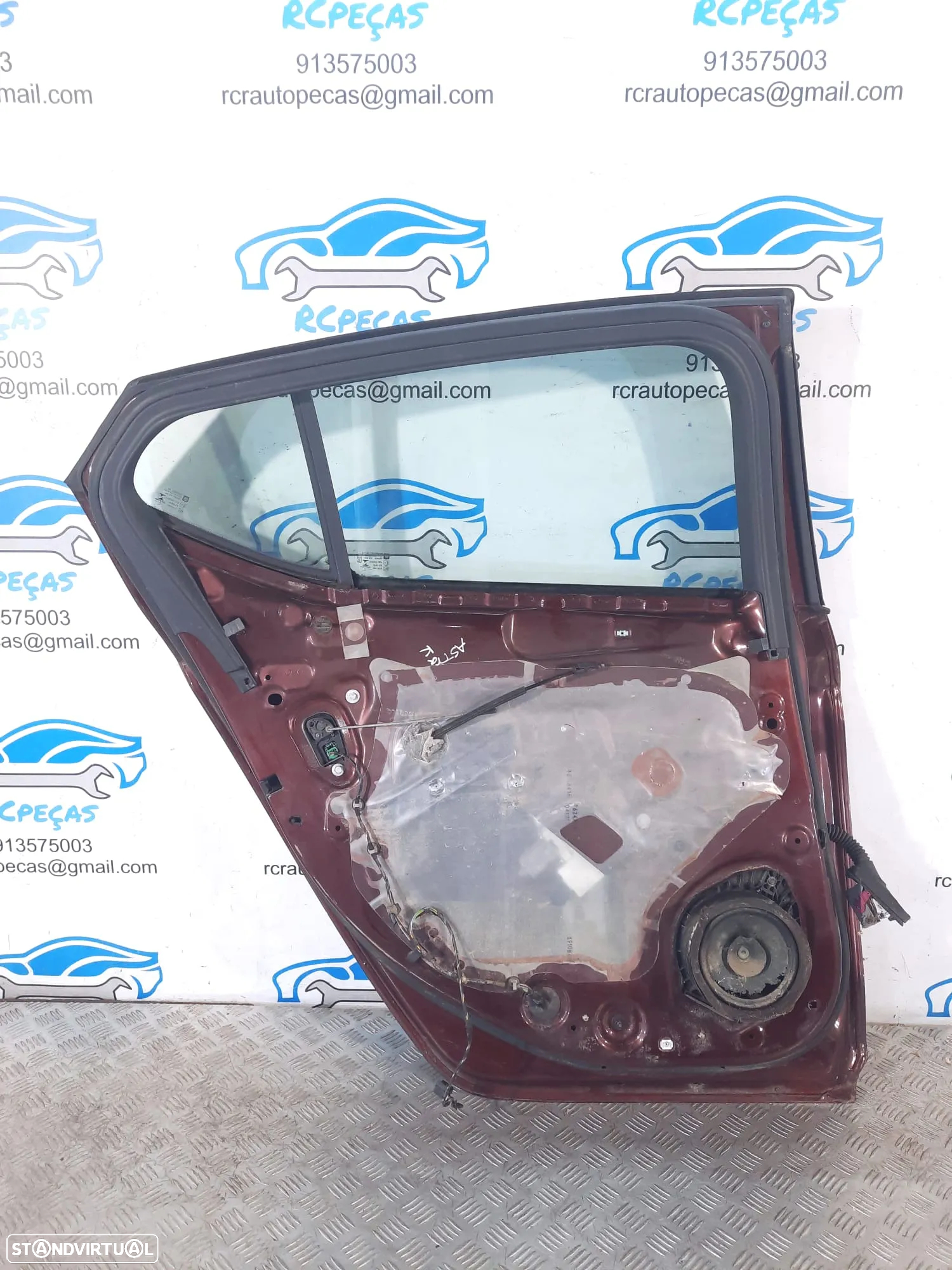 PORTA PORTAS TRASEIRA TRÁS ESQUERDA OPEL ASTRA K B16) 39094742 MOTOR PUXADOR VIDRO 2015-2021 - 7